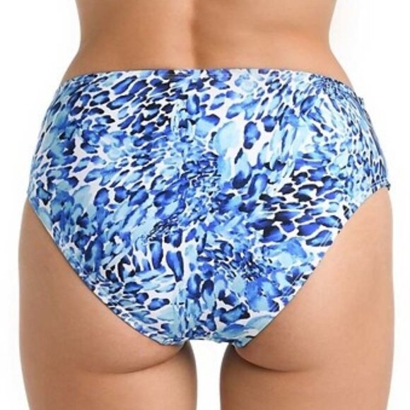 La Blanca Aquatic Nature Shirred Band Hipster Bikini Bottom - Picture 8 of 8